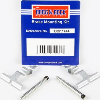 Borg & Beck BBK1444 - Комплектуючі, колодки дискового гальма autocars.com.ua