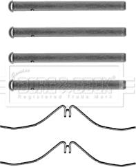 Borg & Beck BBK1489 - Комплектующие для колодок дискового тормоза autodnr.net