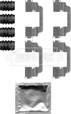 Borg & Beck BBK1508 - Комплектующие для колодок дискового тормоза avtokuzovplus.com.ua