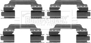 Borg & Beck BBK1534 - Комплектующие для колодок дискового тормоза avtokuzovplus.com.ua