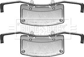 Borg & Beck BBK1562 - Комплектующие для колодок дискового тормоза avtokuzovplus.com.ua