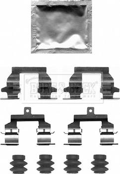 Borg & Beck BBK1628 - Комплектующие для колодок дискового тормоза avtokuzovplus.com.ua