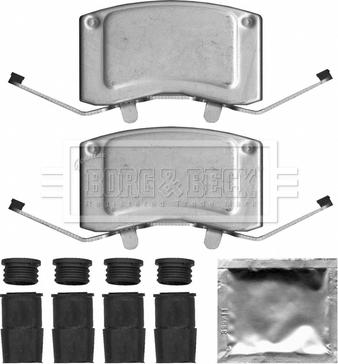 Borg & Beck BBK1669 - Комплектующие для колодок дискового тормоза avtokuzovplus.com.ua