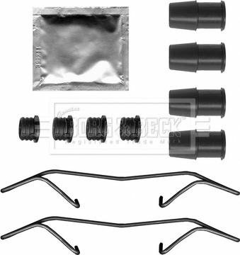 Borg & Beck BBK1676 - Комплектующие для колодок дискового тормоза avtokuzovplus.com.ua