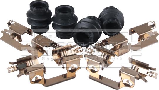 Borg & Beck BBK1752 - Комплектуючі, колодки дискового гальма autocars.com.ua