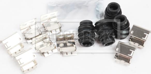 Borg & Beck BBK1758 - Комплектуючі, колодки дискового гальма autocars.com.ua