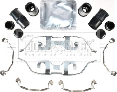 Borg & Beck BBK1785 - Комплектуючі, колодки дискового гальма autocars.com.ua