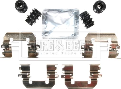 Borg & Beck BBK1788 - Комплектуючі, колодки дискового гальма autocars.com.ua