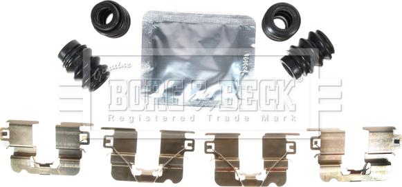 Borg & Beck BBK1789 - Комплектуючі, колодки дискового гальма autocars.com.ua