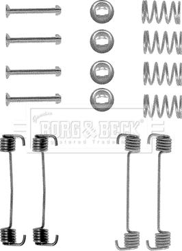 Borg & Beck BBK6006 - Комплектуючі, гальмівна система autocars.com.ua