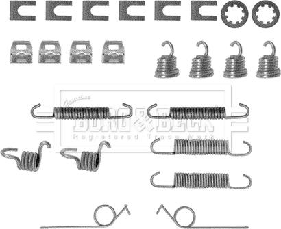 Borg & Beck BBK6022 - Комплектуючі, гальмівна система autocars.com.ua