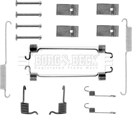 Borg & Beck BBK6025 - Комплектуючі, гальмівна система autocars.com.ua