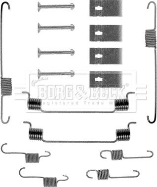 Borg & Beck BBK6049 - Комплектуючі, барабанний гальмівний механізм autocars.com.ua