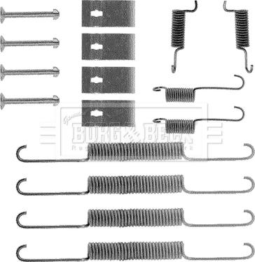 Borg & Beck BBK6053 - Комплектуючі, барабанний гальмівний механізм autocars.com.ua