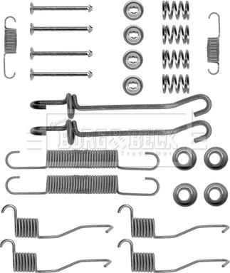 Borg & Beck BBK6056 - Комплектуючі, барабанний гальмівний механізм autocars.com.ua