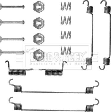 Borg & Beck BBK6068 - Комплектуючі, гальмівна система autocars.com.ua