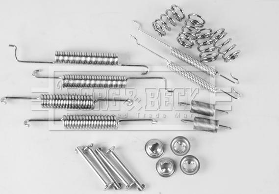 Borg & Beck BBK6099 - Комплектуючі, барабанний гальмівний механізм autocars.com.ua