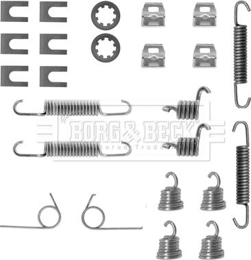 Borg & Beck BBK6104 - Комплектуючі, барабанний гальмівний механізм autocars.com.ua