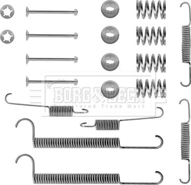 Borg & Beck BBK6113 - Комплектуючі, барабанний гальмівний механізм autocars.com.ua