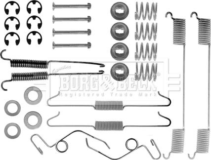 Borg & Beck BBK6119 - Комплектуючі, барабанний гальмівний механізм autocars.com.ua