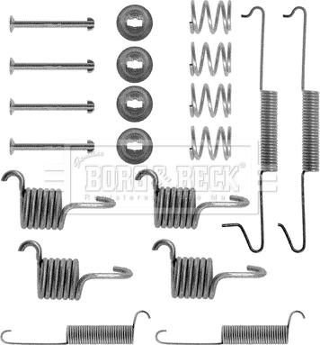 Borg & Beck BBK6126 - Комплектуючі, гальмівна система autocars.com.ua