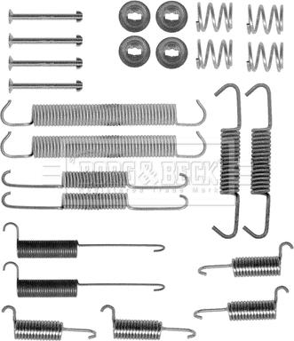 Borg & Beck BBK6129 - Комплектуючі, гальмівна система autocars.com.ua