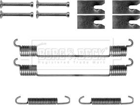 Borg & Beck BBK6148 - Комплектуючі, барабанний гальмівний механізм autocars.com.ua