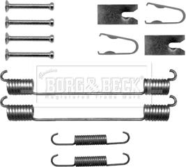 Borg & Beck BBK6152 - Комплектующие, барабанный тормозной механизм avtokuzovplus.com.ua