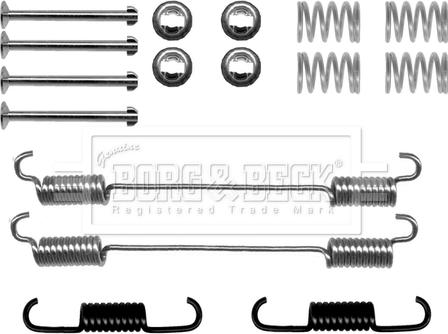 Borg & Beck BBK6156 - Комплектуючі, барабанний гальмівний механізм autocars.com.ua