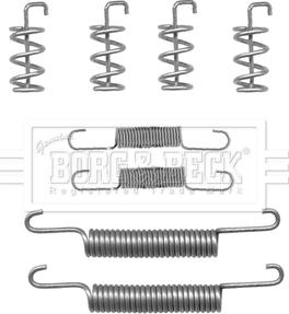 Borg & Beck BBK6209 - Комплектуючі, гальмівна система autocars.com.ua