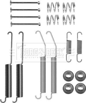 Borg & Beck BBK6231 - Комплектующие, барабанный тормозной механизм avtokuzovplus.com.ua