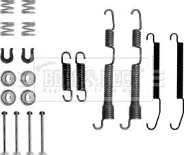 Borg & Beck BBK6246 - Комплектующие, барабанный тормозной механизм avtokuzovplus.com.ua