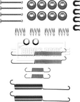 Borg & Beck BBK6254 - Комплектующие, барабанный тормозной механизм avtokuzovplus.com.ua