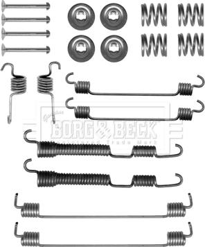 Borg & Beck BBK6255 - Комплектуючі, барабанний гальмівний механізм autocars.com.ua