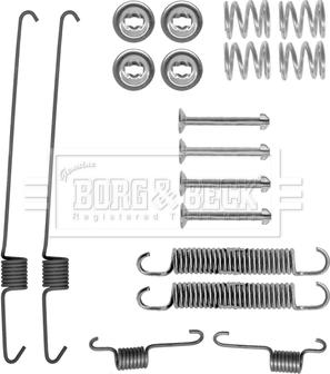 Borg & Beck BBK6300 - Комплектуючі, барабанний гальмівний механізм autocars.com.ua