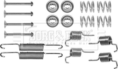 Borg & Beck BBK6306 - Комплектуючі, гальмівна система autocars.com.ua