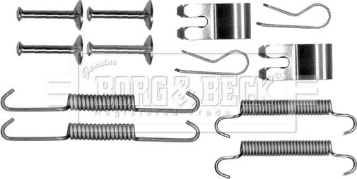 Borg & Beck BBK6307 - Комплектуючі, гальмівна система autocars.com.ua