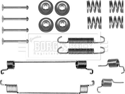 Borg & Beck BBK6308 - Комплектующие, барабанный тормозной механизм avtokuzovplus.com.ua