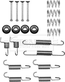 Borg & Beck BBK6313 - Комплектуючі, гальмівна система autocars.com.ua