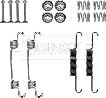 Borg & Beck BBK6318 - Комплектуючі, гальмівна система autocars.com.ua