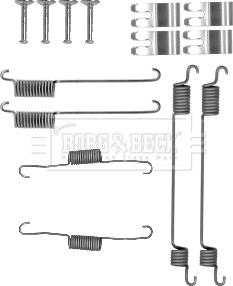 Borg & Beck BBK6331 - Комплектующие, барабанный тормозной механизм avtokuzovplus.com.ua