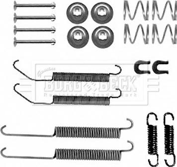 Borg & Beck BBK6333 - Комплектуючі, гальмівна система autocars.com.ua