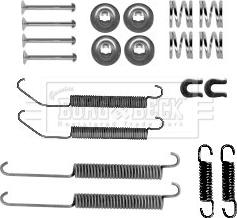 Borg & Beck BBK6334 - Комплектуючі, барабанний гальмівний механізм autocars.com.ua