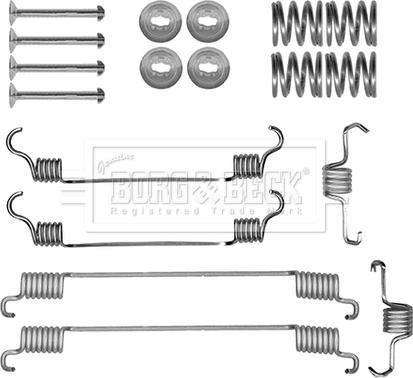 Borg & Beck BBK6336 - Комплектующие, барабанный тормозной механизм avtokuzovplus.com.ua