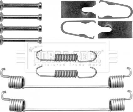 Borg & Beck BBK6342 - Комплектуючі, барабанний гальмівний механізм autocars.com.ua