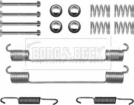 Borg & Beck BBK6348 - Комплектующие, барабанный тормозной механизм avtokuzovplus.com.ua