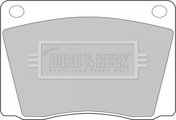 Borg & Beck BBP1011 - Гальмівні колодки, дискові гальма autocars.com.ua