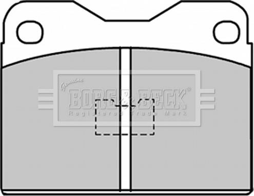 Borg & Beck BBP1033 - Гальмівні колодки, дискові гальма autocars.com.ua