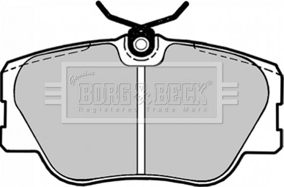 Borg & Beck BBP1042 - Тормозные колодки, дисковые, комплект avtokuzovplus.com.ua