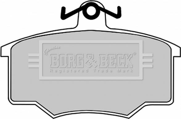 Borg & Beck BBP1049 - Тормозные колодки, дисковые, комплект autodnr.net